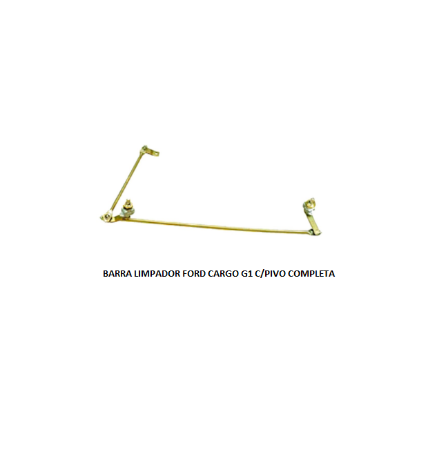 BARRA LIMPADOR FORD CARGO G1 C/PIVO COMPLETA
