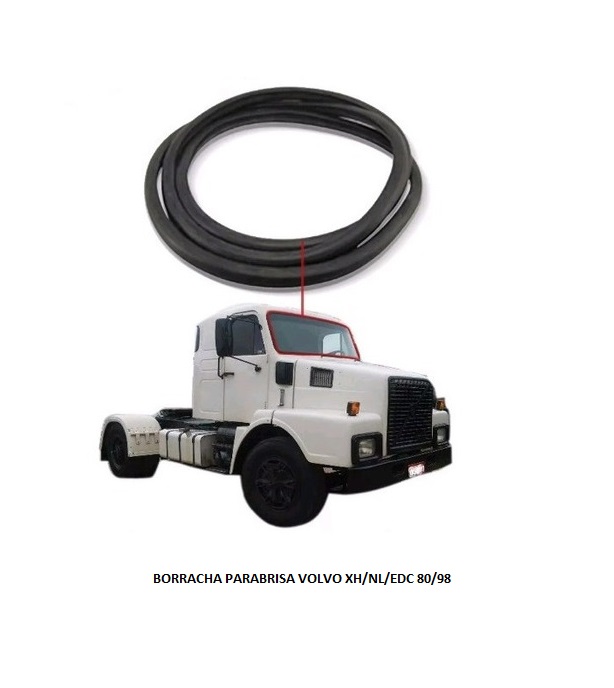 BORRACHA PARABRISA VOLVO XH/NL/EDC 80/98
