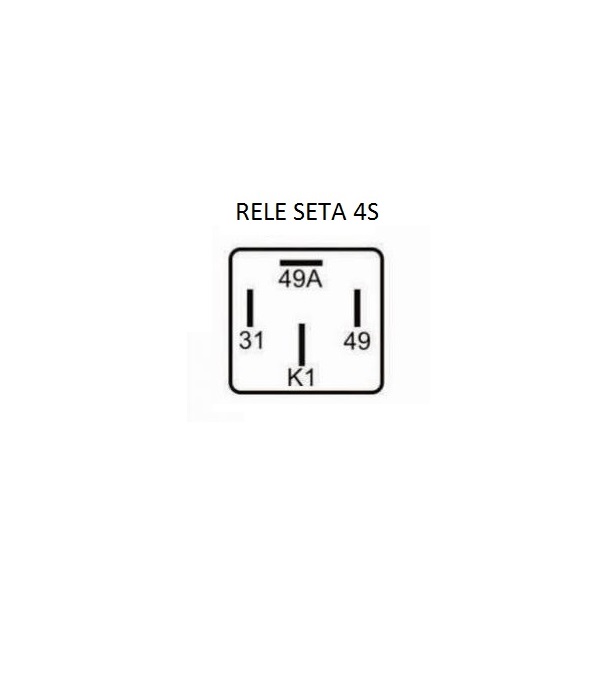 RELE SETA 12V 4S C/SUP MB