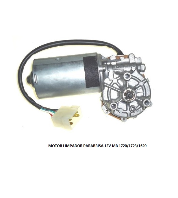 MOTOR LIMPADOR PARABRISA 12V MB 1720/1723/1620