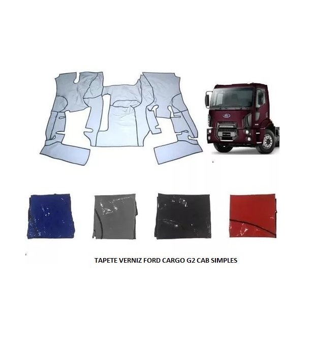 TAPETE VERNIZ FORD CARGO G2 CAB SIMPLES