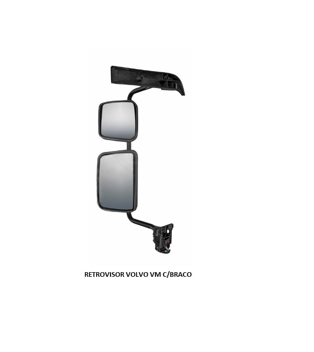 RETROVISOR VOLVO VM C/BRACO C/DESEMB LE