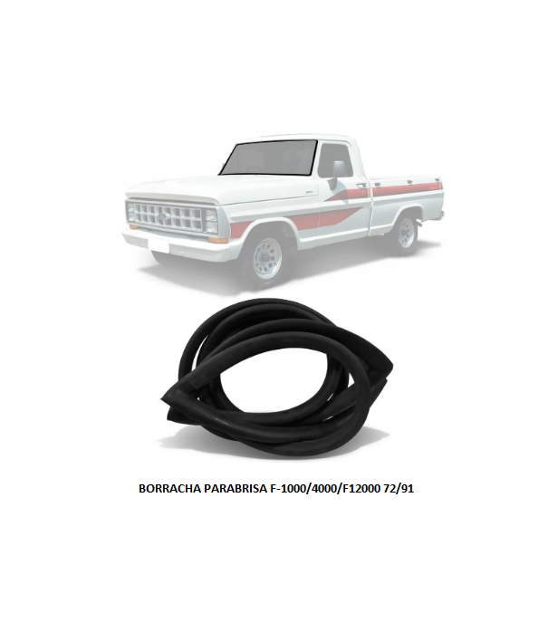 BORRACHA PARABRISA F-1000/4000/F12000 72/91