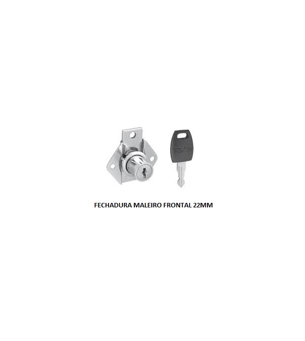 FECHADURA MALEIRO FRONTAL 22MM