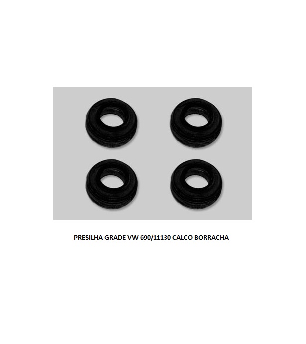 PRESILHA GRADE/FAROL VW P/PARAFUSO PREGO ARRUELA BORRACHA