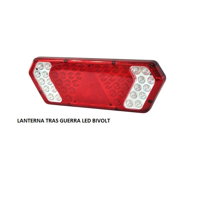 LANTERNA TRAS GUERRA LED BIVOLT LD