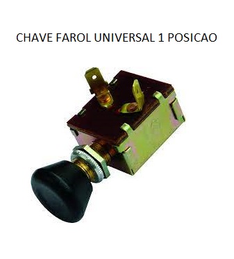 CHAVE FAROL UNIVERSAL 1 POSICAO
