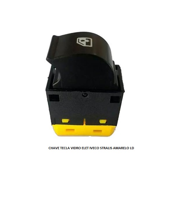 CHAVE TECLA VIDRO ELET IVECO STRALIS AMARELO LD