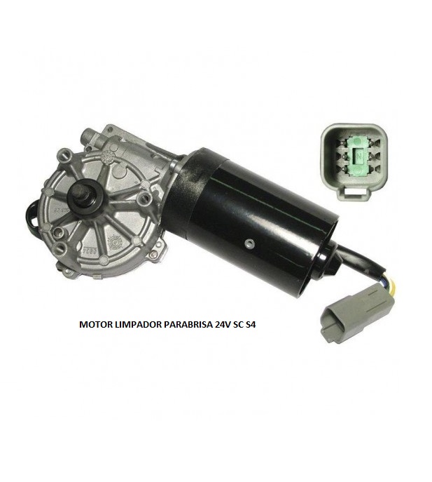 MOTOR LIMPADOR PARABRISA 24V SC S4