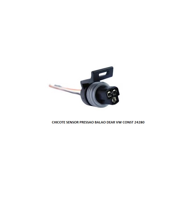 CHICOTE SENSOR PRESSAO BALAO AR VW CONST 24280