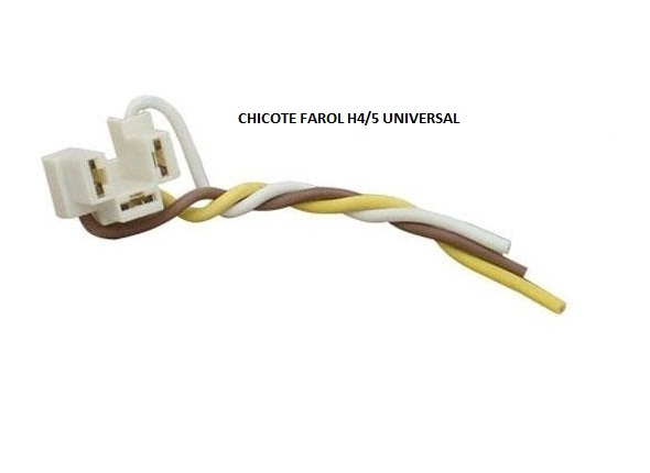 CHICOTE FAROL H4/5 UNIVERSAL 3 VIAS