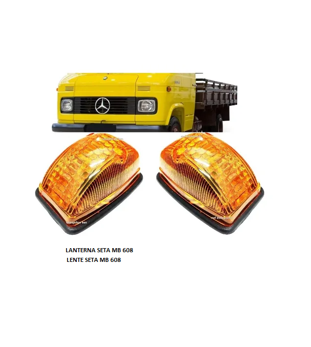 LENTE SETA MB 608 AMARELA
