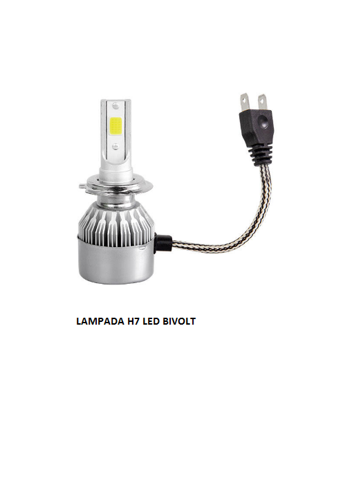 LAMPADA H7 LED BIVOLT
