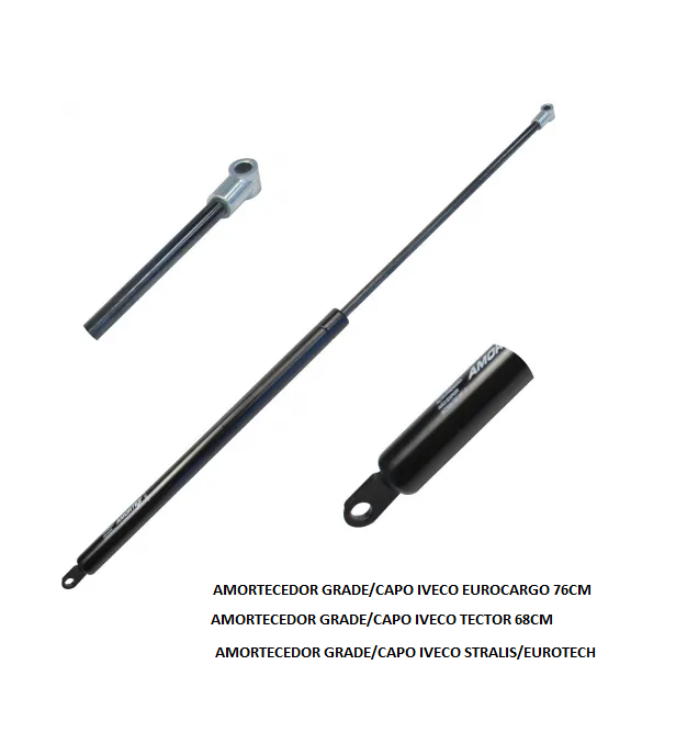 AMORTECEDOR GRADE/CAPO IVECO EUROCARGO 76CM