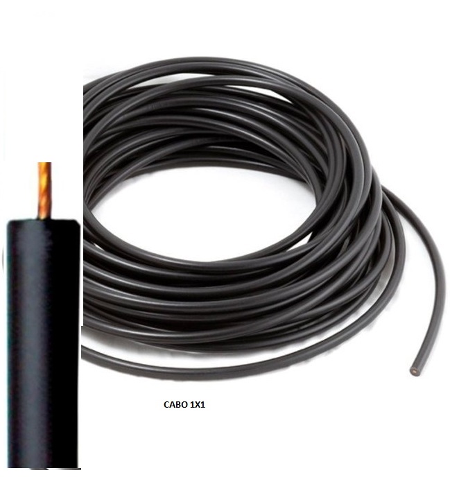 CABO 1X1 ROLO C/25MTS